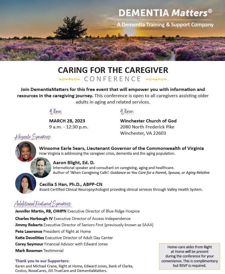 23-caring for the caregiver flyer